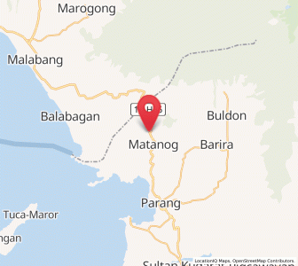 Map of Sapadun, Autonomous Region in Muslim Mindanao