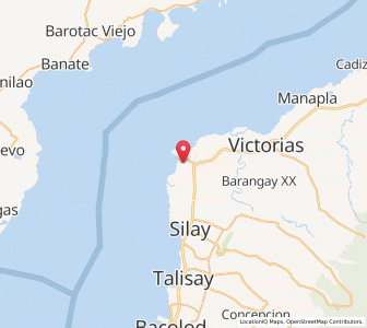 Map of Saravia, Western Visayas