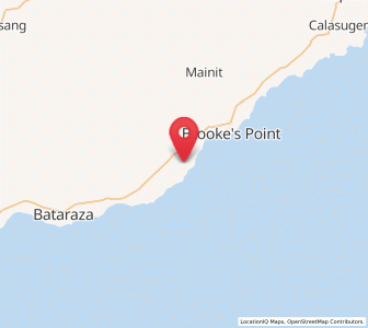Map of Saraza, Mimaropa
