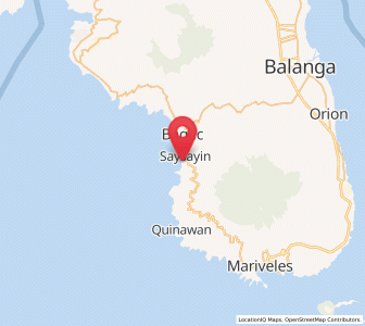 Map of Saysain, Central Luzon