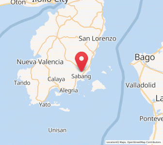 Map of Sebaste, Western Visayas