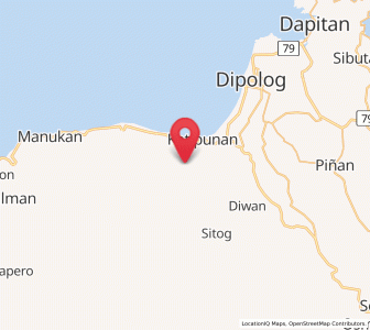Map of Seres, Zamboanga Peninsula