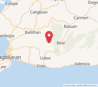 Map of Sevilla, Central Visayas