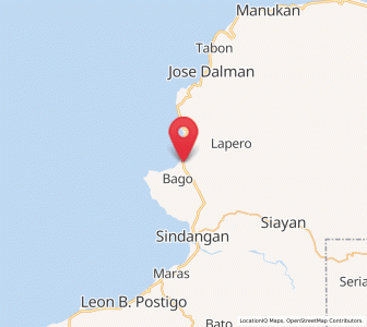 Map of Siari, Zamboanga Peninsula