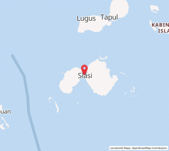 Map of Siasi, Autonomous Region in Muslim Mindanao