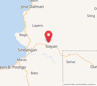 Map of Siayan, Zamboanga Peninsula