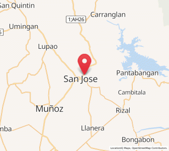Map of Sibul, Central Luzon