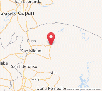 Map of Sibul, Central Luzon