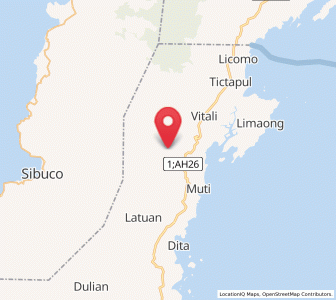 Map of Sibulao, Zamboanga Peninsula