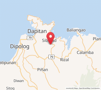 Map of Sibutao, Zamboanga Peninsula