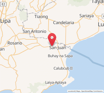 Map of Sico Uno, Calabarzon