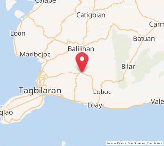 Map of Sikatuna, Central Visayas
