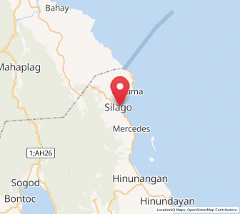 Map of Silago, Eastern Visayas