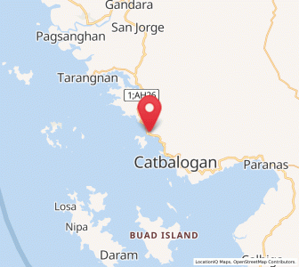 Map of Silanga, Eastern Visayas