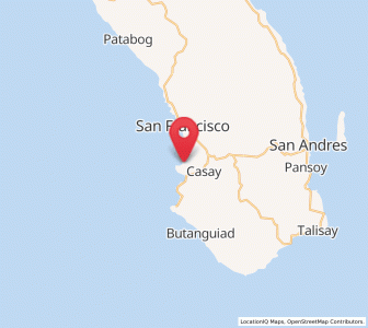 Map of Silongin, Calabarzon