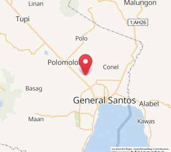 Map of Silway 7, Soccsksargen