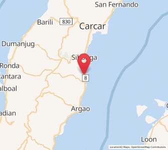 Map of Simala, Central Visayas