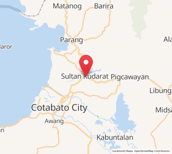 Map of Simuay, Autonomous Region in Muslim Mindanao