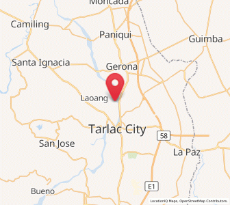 Map of Sinait, Central Luzon