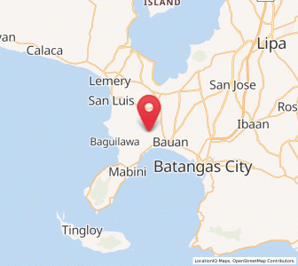 Map of Sinala, Calabarzon