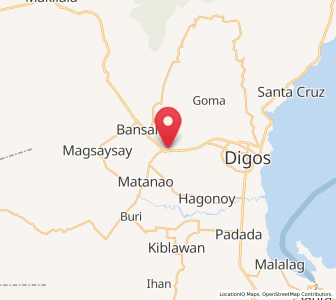 Map of Sinawilan, Davao