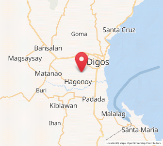 Map of Sinayawan, Davao