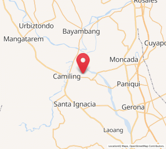 Map of Sinilian First, Central Luzon