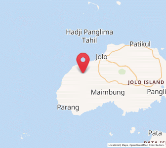 Map of Sionogan, Autonomous Region in Muslim Mindanao