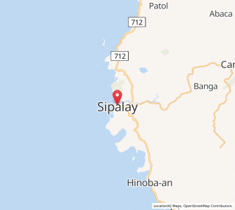 Map of Sipalay, Western Visayas
