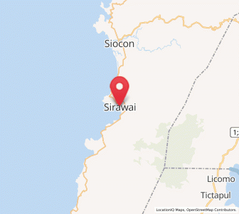 Map of Siraway, Zamboanga Peninsula