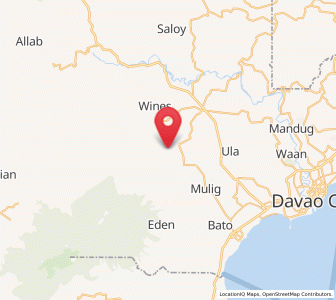 Map of Sirib, Davao