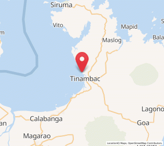 Map of Sogod, Bicol