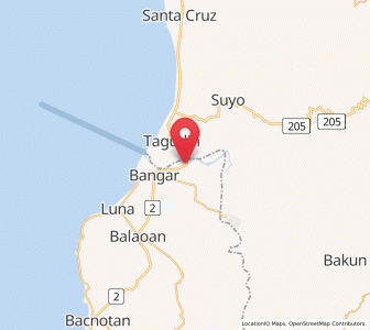 Map of Sudipen, Ilocos
