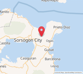 Map of Sugod, Bicol