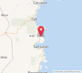 Map of Sulat, Eastern Visayas
