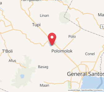 Map of Sulit, Soccsksargen