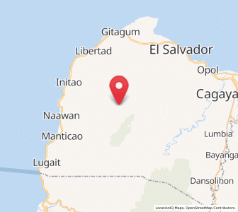 Map of Sungai, Northern Mindanao