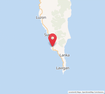 Map of Surup, Davao