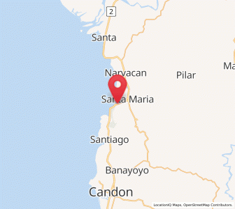 Map of Suso, Ilocos