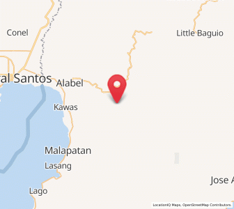 Map of Suyan, Soccsksargen