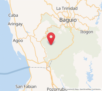 Map of Tabaan, Cordillera