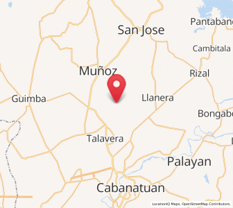 Map of Tabacao, Central Luzon