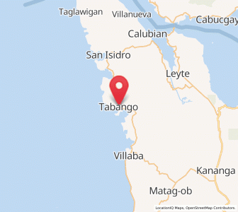 Map of Tabango, Eastern Visayas