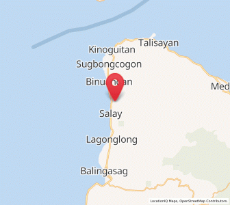 Map of Taboc, Northern Mindanao