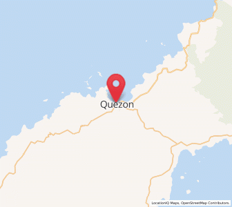 Map of Tabon, Mimaropa