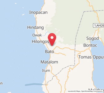 Map of Tabonoc, Eastern Visayas