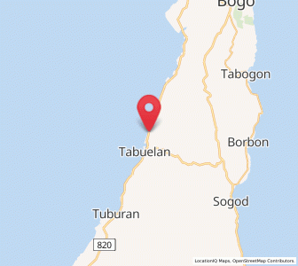Map of Tabonok, Central Visayas