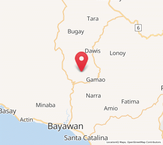 Map of Tabuan, Central Visayas