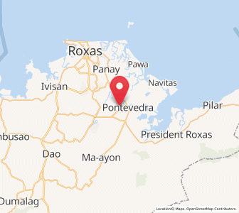 Map of Tabuc Pontevedra, Western Visayas