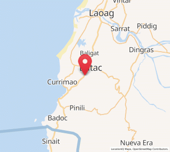 Map of Tabug, Ilocos